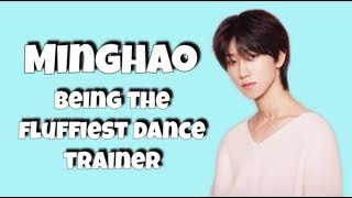 Minghao as the fluffiest dance trainer to exist  Idol Producer S2 [upl. by Opiuuk]