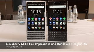 BlackBerry KEY2 First Impressions and Hands On  English 4K [upl. by Solenne318]