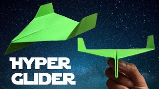 How to make a Paper Airplane  Hyper Glider by John Collins [upl. by Barbuto]