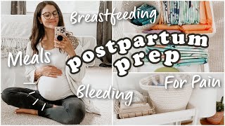 CSection Recovery Essentials  Postpartum Prep 2021  36 WEEKS PREGNANT [upl. by Llyrat]