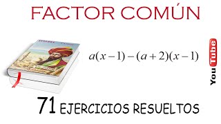 Factor Común Polinomio con Paréntesis  EJERCICIO 59 [upl. by Rajewski500]