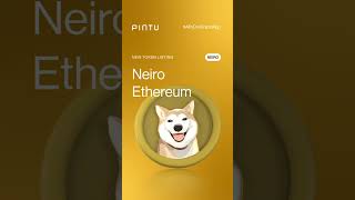 NEW TOKEN LISTING Neiro Ethereum [upl. by Alaik411]