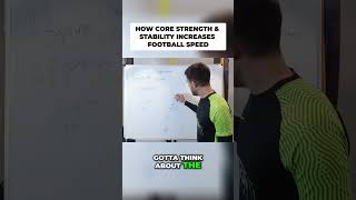 How core strengthstability aids football speed football footballdrills footballfitness [upl. by Ellan631]