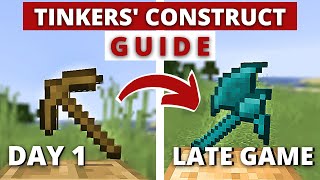 Tinkers Construct 1165 Tutorial  How to Get Started [upl. by Aroel]