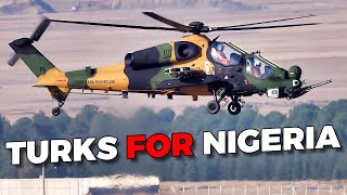 Nigeria has received the first batch of Turkish T129 ATAK attack helicopters [upl. by Cleti129]