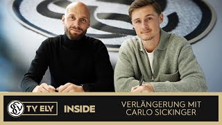 TV Elv  Inside  Vertragsverlängerung mit Carlo Sickinger [upl. by Calabresi]