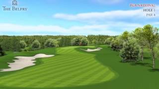 PGA National  Hole 1 Flyover [upl. by Dugan]