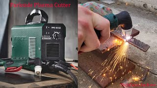 Parkside Plasma Cutter PPS 40 B3 TESTING [upl. by Xino]