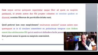 Orationes Pro Roscio Amerino 64 Cicerone Possono due ragazzi uccidere il loro padre [upl. by Aviv]