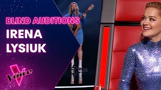 The Blind Auditions Irena Lysiuk sings On a Night Like This by Kylie Minogue [upl. by Enrol]