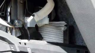 Changing the Nissan Versa InCabin Microfilter [upl. by Demodena]