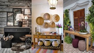 45 IDEIAS DE decoração RUSTICAS com APARADORES de MADEIRA [upl. by Aneeles]