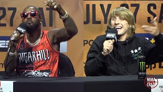 Bobby King Green vs Paddy Pimblett Press Conference Highlights UFC 304 [upl. by Marashio]