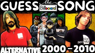 GUESS THE SONG 20002010  Do You Know ALL These ALTERNATIVE 1 Songs🤔🎶🤘 [upl. by Manvil]