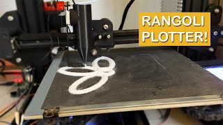 Draw Rangoli Using 3D Printer  2D Plotter [upl. by Fields]