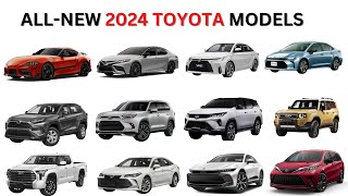 All New 2024 Toyota Models  Toyota Models 2024 Price [upl. by Byler]