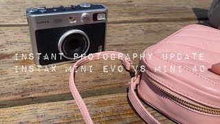 INSTAX MINI EVO VS INSTAX MINI 40 [upl. by Beck]