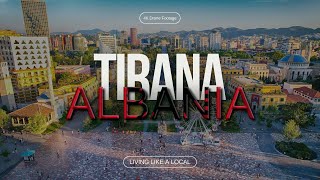 Stunning Aerial Views Of Tirana Albania In 4k Quality 🇦🇱 [upl. by Liba184]