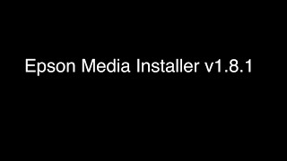 Epson Media Installer for SureColor P amp TSeries Printers  Version 181 [upl. by Yekcaj]