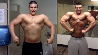 CRAZY STEROID TRANSFORMATION  BEFORE AND AFTER LESS THAN A YEAR [upl. by Ninetta661]