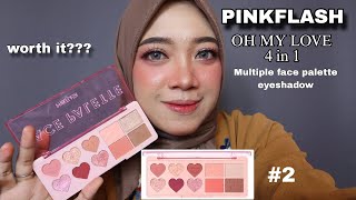 PINKFLASH EYESHADOW FACE PALETTE 4in1 [upl. by Notwal72]