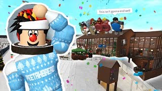 GRAND OPENING OF MY BLOXBURG SLEDDING RESORT EXTREME SLEDDING [upl. by Elfreda1]