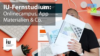 IUFernstudium IUBH Ich zeige euch Studienmaterialien und Onlinecampus [upl. by Marcie]