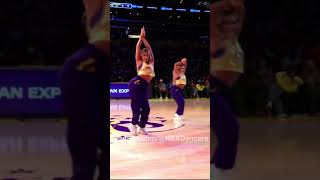 Laker Girls 102224 quotLatin Mixquot dance performance lakergirls nbadancers lakers [upl. by Goltz]