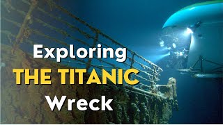 Exploring Titanic Wreck  Bow and Stern Sections  Gingerline Media [upl. by Anitrebla]