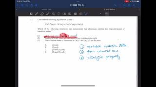 2022 DSE CHEM MC 32 [upl. by Nomis17]