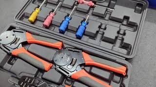 iCrimp Closed Barrel Crimper Deutsch Connector Crimping Tool Kit [upl. by Arayk795]