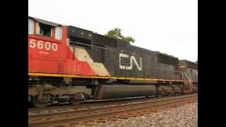 EMD SD70I Start Up and Straight to Run8 [upl. by Anihsit516]