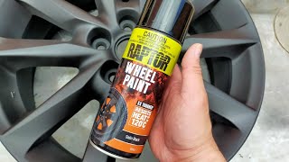 RAPTOR Wheel Paint Spray Rim Restoration DIY Kerb Rash Repair Respray Recolour [upl. by Hal727]