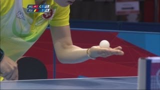 Tie HKG v Samara ROU Womens Table Tennis 3rd Round Replay  London 2012 Olympics [upl. by Myke]