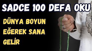 DÜNYANIN BOYUN EĞEREK GELDİĞİ ZİKİR SADECE 100 DEFA  VOLKAN AKSOY [upl. by Arekahs810]