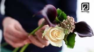 How to make a Bridal Bouquet Tutorial [upl. by Fante]