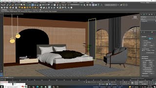 From Zero To Hero  Mastering Texturing a Stylish Interior in 3dsmax [upl. by Eiznekam573]