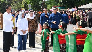 Kunjungan Kerja Presiden Jokowi dan Ibu Iriana ke Kabupaten Cilacap Jawa Tengah 2 Januari 2024 [upl. by Drageruaeb]