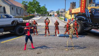 IRONMAN VS SUPERVILLAIN VS SPIDERMAN ANIMATION GAME COMPILATION LIVE GAMEPLAY  GTA V AVENGERS [upl. by Rolyab23]