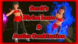 Xenoverse 2 Combos  Sarahs Divine Lasso amp Justice Combination Combos [upl. by Nnyleuqcaj706]