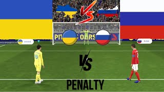 UKRAINE 🇺🇦 VS RUSSIA🇷🇺 PENALTY SHOOTOUT🤯 MATCH  MYKOLA SHAPARENKO VS VTCHEMBERDJI 😳😳 [upl. by Hedvige]