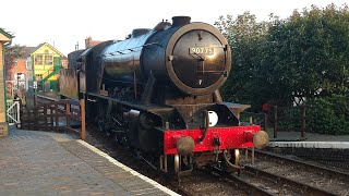 WD 90775 raises the noise levels  North Norfolk Railway 20182021 [upl. by Pollitt]