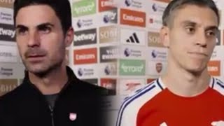 Mikel Arteta amp Trossad Post Match interview  Arsenal 42 Leicester City [upl. by Jaquelyn227]