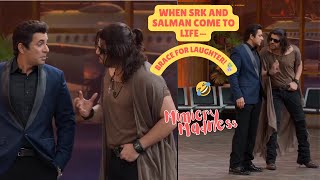 🎭 Sunil Grover amp Krushnas SRKSalman Mimicry Will Have You ROFL 🤣 comedygold [upl. by Fagen]