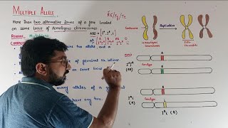 Multiple Alleles  ABO blood group system  Mutations  Genetics [upl. by Retswerb]