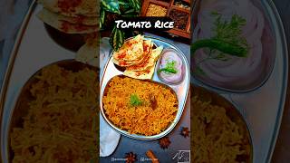 Tomato Rice  tomato rice recipe  टमॅटो राईस  how to make tomato rice  thakali rice  shorts [upl. by Nnylamme830]