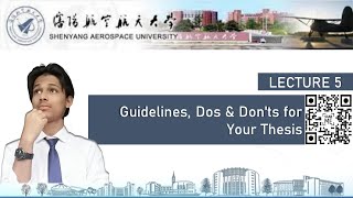 Lecture 5 Guidelines Dos amp Donts for Your Thesis [upl. by Sapienza164]