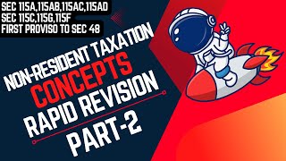 NonResident Taxation Rapid Revision Part2Sec115A AB AC AD CA Final NR Tax Uttej  Telugu [upl. by Obrien]