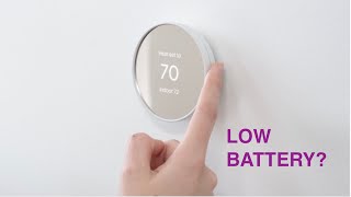 Nest Themostat Low Battery [upl. by Gibeon]