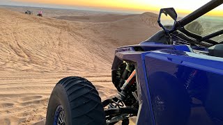 Glamis Presidents Day 2024 part 1 minor accident on Sunset Hill [upl. by Alhan]